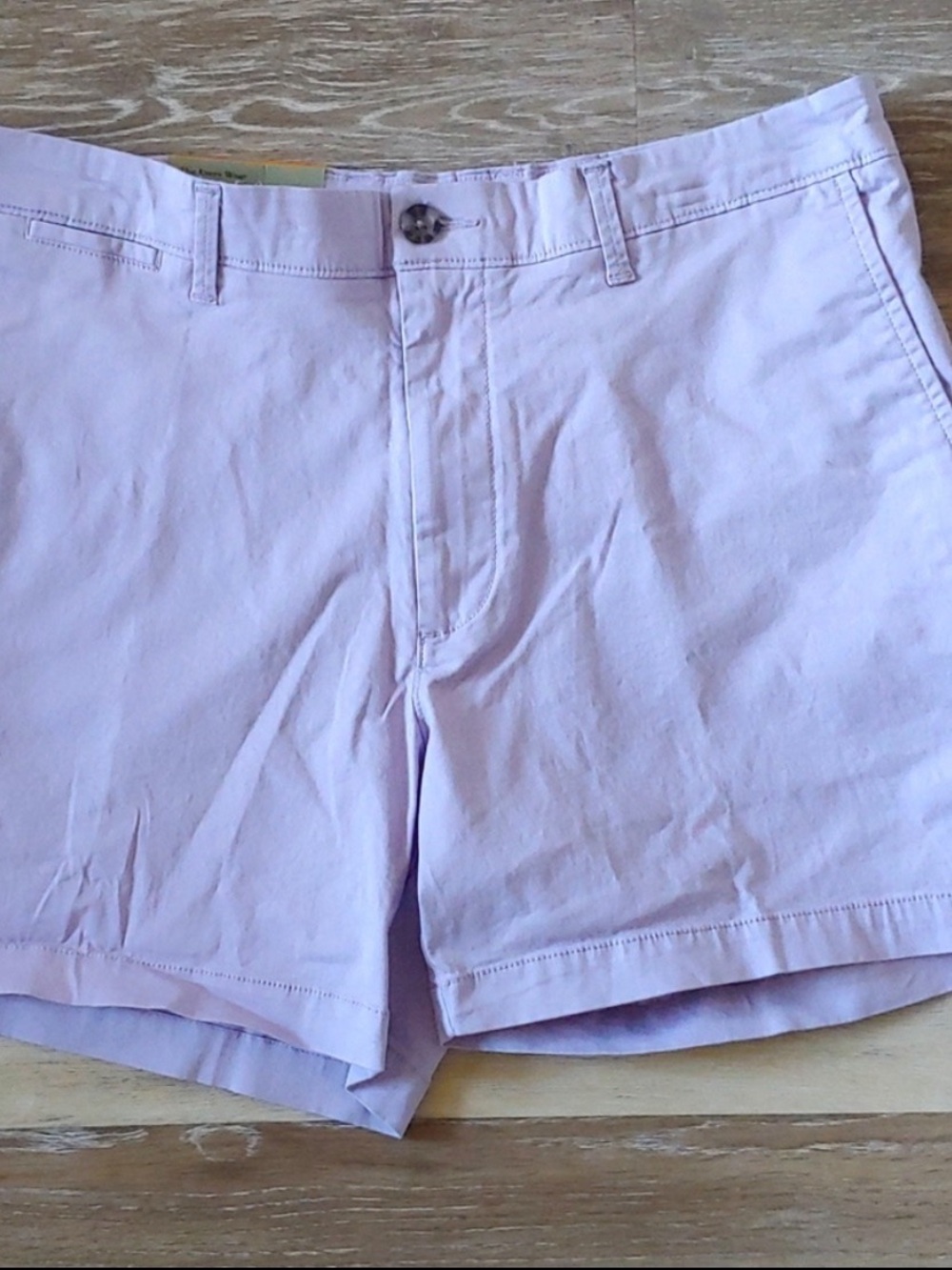 NWT Goodfellow & Co Men's Every Wear Flat Front Shorts Purple Size 32